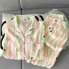 批发量大价优26年春季<b class='q'>睡衣</b>女新款云朵棉长袖小翻领家居服套装直播高品