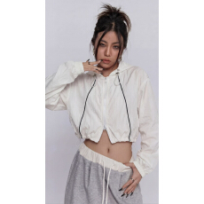 批发潮酷设计感超薄透气连帽防晒衣<b class='q'>短</b><b class='q'>外套女</b>小个子漂亮减龄防晒服