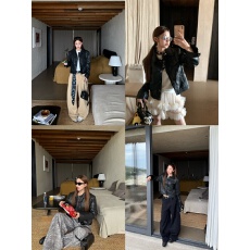 批发实拍实价 黑色高级感修身皮衣翻领外套铆钉休闲上衣