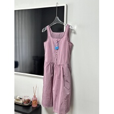 批发实拍 藤姐张子萱<b class='q'>同款</b>blingbling光泽感紫色<b class='q'>连衣裙</b>罩裙