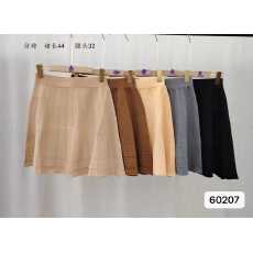 批发实价时尚A字高腰显瘦大摆针织伞裙半身裙