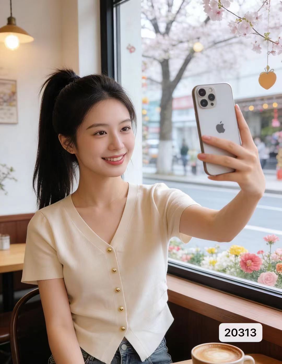 작은 샤넬 스타일 V넥 부드러운 찹쌀 니트 주름 허리 수축 반팔 오픈 가디건