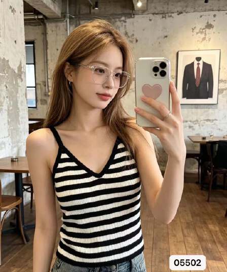 상쾌 핫걸 바람 V넥 수직 구덩이 기사 니트 하이라이트 몸 풀오버 슬립