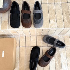 批发女士玛丽珍鞋女2025秋季新款浅口芭蕾舞鞋浅口单鞋晚晚风低跟<b class='q'>女鞋</b>