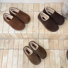 真牛皮~不累脚巨好看的勃肯鞋女单鞋2025新款加绒保暖棉鞋女外穿