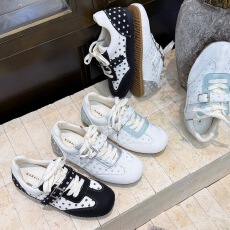 批发运动休闲鞋厚底小白鞋女配阔腿裤<b class='q'>女鞋</b>2026新款德训鞋<b class='q'>百搭</b>板鞋