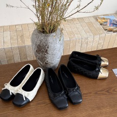 批发设计感小众金属方头浅口单鞋女<b class='q'>百搭</b>不累脚内增高通勤晚晚玛丽珍鞋