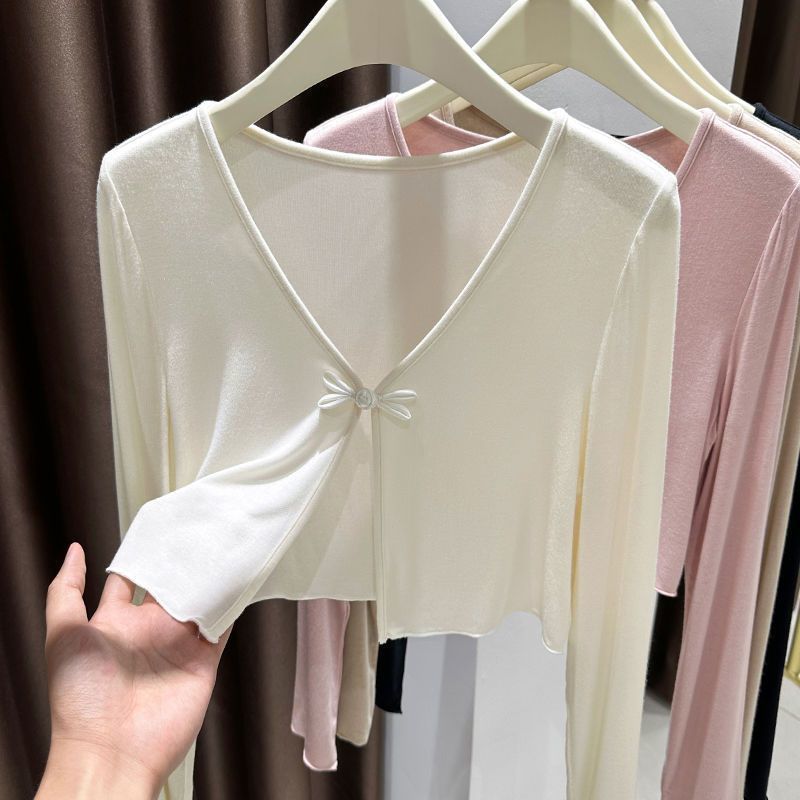 FA35467# 原版做工外搭披肩新中式盘扣薄款外套上衣 服裝批發女裝批發服飾貨源