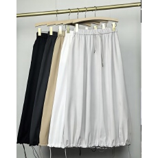 批发实拍百搭半身裙女2026夏季花苞裙<b class='q'>中长款</b>高腰垂感a字裙工<b class='q'>装</b>裙子