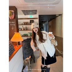 批发aaaaxbbb 北河 <b class='q'>假两件</b>双层纯棉<b class='q'>衬衫</b>设计感长袖上衣宽松内搭女