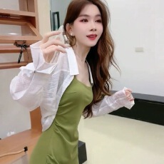 批发时尚洋气天丝防晒坎肩女夏季新款配裙子外搭薄款<b class='q'>短外套</b>小披肩罩衫