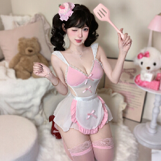 批发实拍实价性感<b class='q'>情趣</b><b class='q'>女仆</b>围裙诱惑透视俏皮制服床上激情免脱套<b class='q'>装</b>