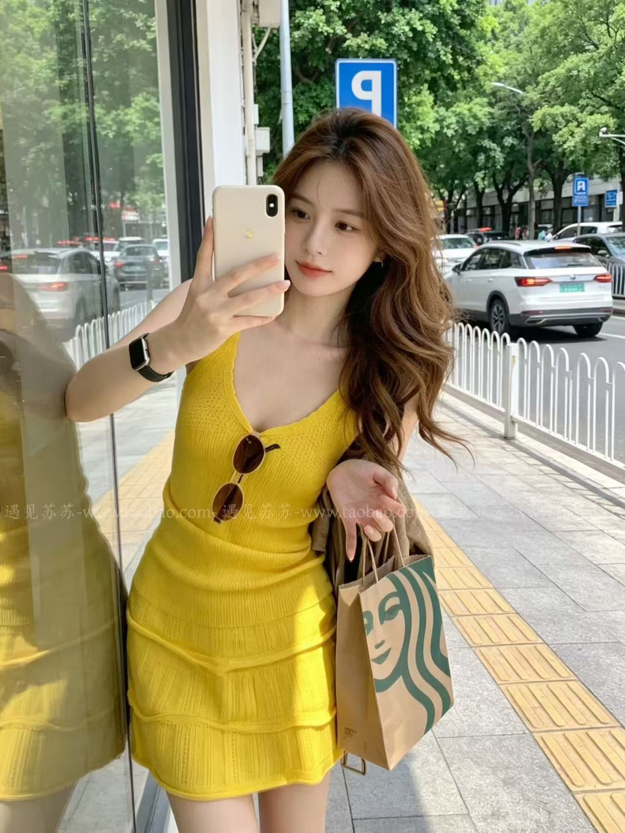 황색 아름다운 슬립 드레스 휴가 바람 모래 해변 치마 여름 고유 한 아름다운 작은 세트 여성 2026 새로운
