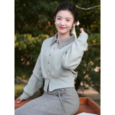 批发韩系高智感穿搭针织毛衣连衣裙子女2026新款巨好看的<b class='q'>春</b>装套装长裙