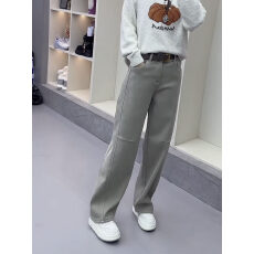 批发2025<b class='q'>秋</b>冬新款牛仔裤女大码显瘦窄版直筒拖地裤遮肉时尚减龄阔腿裤