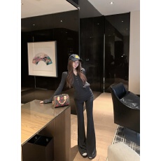 批发实拍实价~ 磨毛德绒智性懒人蓄温百搭修身韩系慵懒休闲运动两件套