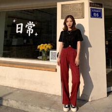 批发2026春夏装心机亮丝性感短款露脐T恤女短袖<b class='q'>上衣</b>运动裤两件套装