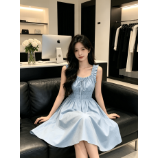 批发法式旗袍夏季青春V领裙新款妈妈装法式休闲性感短袖修身显瘦<b class='q'>欧美</b>