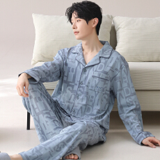 批发好睡棉 2025秋冬新款纯棉 双长男款 L-3XL