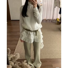 批发韩系不规则网纱叠穿背心