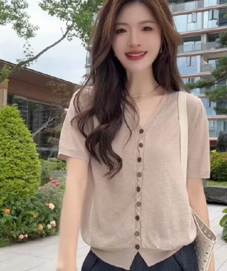 순수한 욕망 바람 핑크색 7부 소매 여성 드레스 여름 구덩이 기사 허리 수축 치마 섹시함 몸매 가꾸기 퍼프 한 마디 미니 스커트