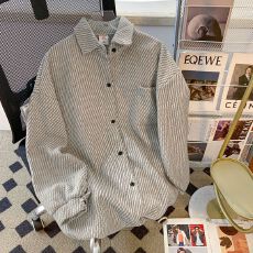 批发【实拍 原版质量】大码女装中长款春秋<b class='q'>冬</b>毛呢衬衫外套女