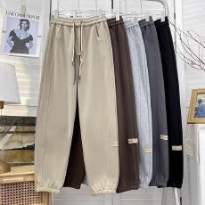 批发韩国裤子女2025秋冬新款宽松束脚运动裤显瘦休闲哈伦卫裤<b class='q'>大码</b>女装