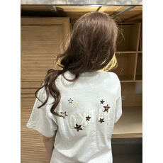 批发刺绣贴布+贴皮+内里铺布（纯棉220克）短袖<b class='q'>t</b><b class='q'>恤</b>夏季新款上衣女