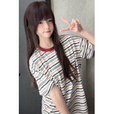 批发【显瘦条纹】韩系校园风短袖t恤女INS超火宽松显瘦上衣<b class='q'>服</b>