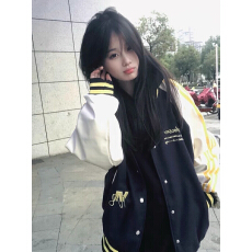 长袖设计感小众美式棒球服外套女