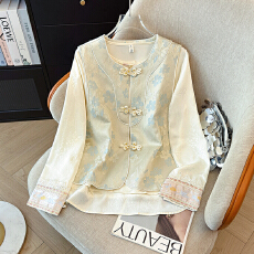 批发实拍新中式国风提花背心马甲女坎肩上衣套装