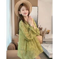 批发【绿光森林】 设计清凉显瘦<b class='q'>衬衫</b>