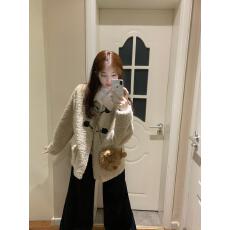 批发实拍实价 韩系翻领<b class='q'>甜美</b>温柔羊羔毛外套皮毛一体毛绒绒大衣