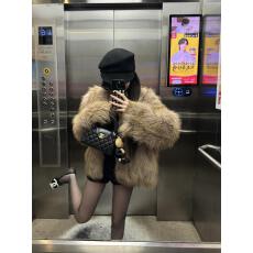 批发实拍实价 高级感复古时髦仿狐狸毛皮草外套冬季保暖气质上衣