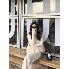 批发实拍实价 秋冬新款温柔<b class='q'>甜美</b>毛毛马甲外套仿狐狸毛皮草马甲