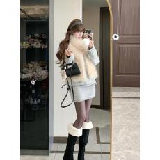 批发实拍实价 秋冬新款温柔<b class='q'>甜美</b>毛毛马甲外套仿狐狸毛皮草马甲