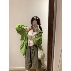 批发实拍实价 运动户外连帽防晒服休闲外套<b class='q'>百搭</b>运动中裤