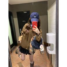 批发实拍实价 美式复古麂皮夹克女装新款爆款宽松翻领<b class='q'>休闲</b>显瘦外套