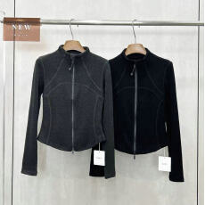 批发螺纹德绒秋冬立领长袖拉链开衫外套女