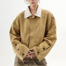 批发早春正肩休闲宽松韩系夹克外套女短款小个子宽松百搭春<b class='q'>夏</b>棒球服薄