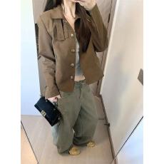 批发2025秋冬新款百搭工装夹克上衣韩版复古短款百搭<b class='q'>修身</b>显瘦小众<b class='q'>外套</b>