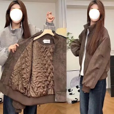 批发美拉德美式PU皮衣外套男女<b class='q'>春</b>秋季复