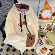 批发【实拍 纯棉华棉薄款/加绒】双层帽后包领加绒加厚爆款中<b class='q'>长款</b><b class='q'>卫衣</b>