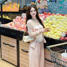 批发粉色甜美休闲条纹慵懒长裤防晒连帽拉链开衫吊带外套<b class='q'>秋</b>季女三件套