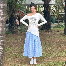 批发复古辣妹斜领长袖t恤修身显瘦<b class='q'>打底衫</b>