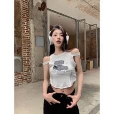 批发<b class='q'>莫代尔</b>面料  260克  ）吊带背心<b class='q'>夏季</b>辣妹