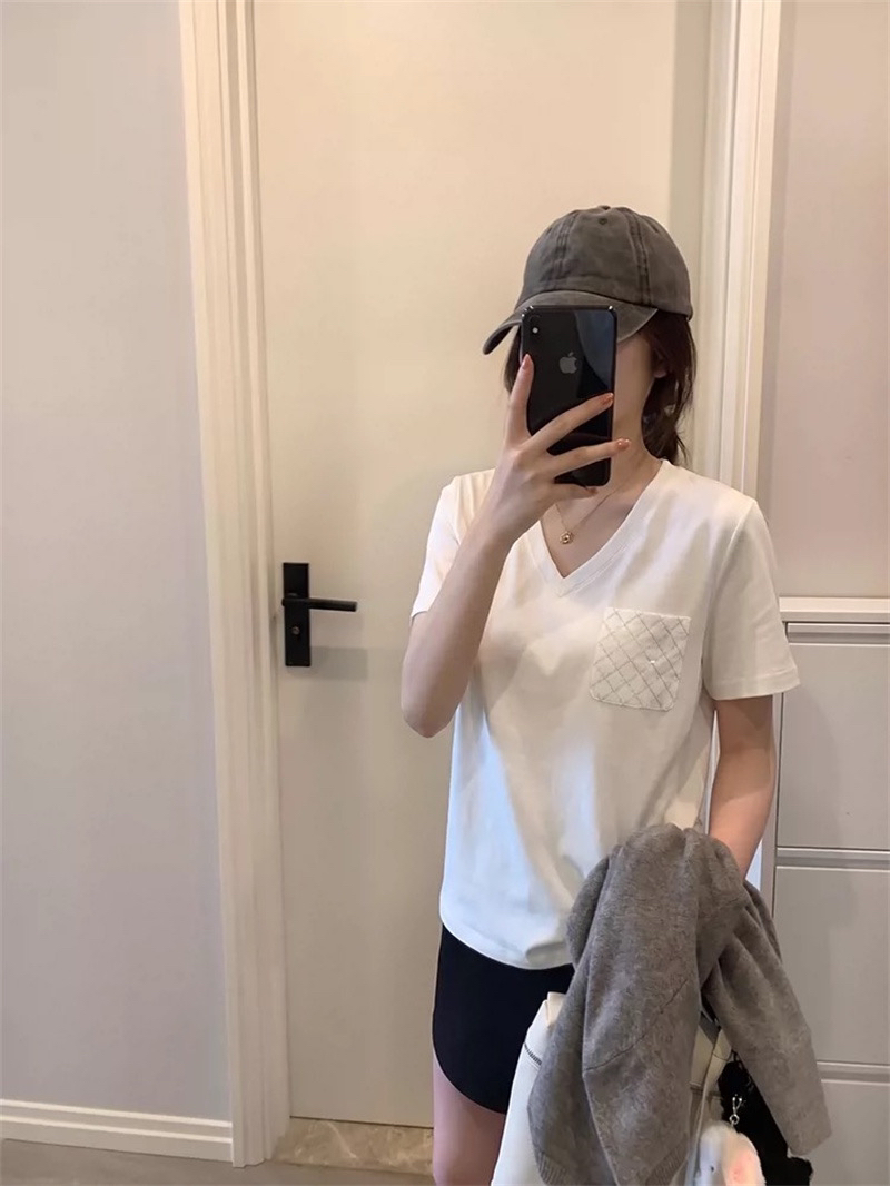 광저우 원단 원본 것 막대기 주머니 반팔 맨위
