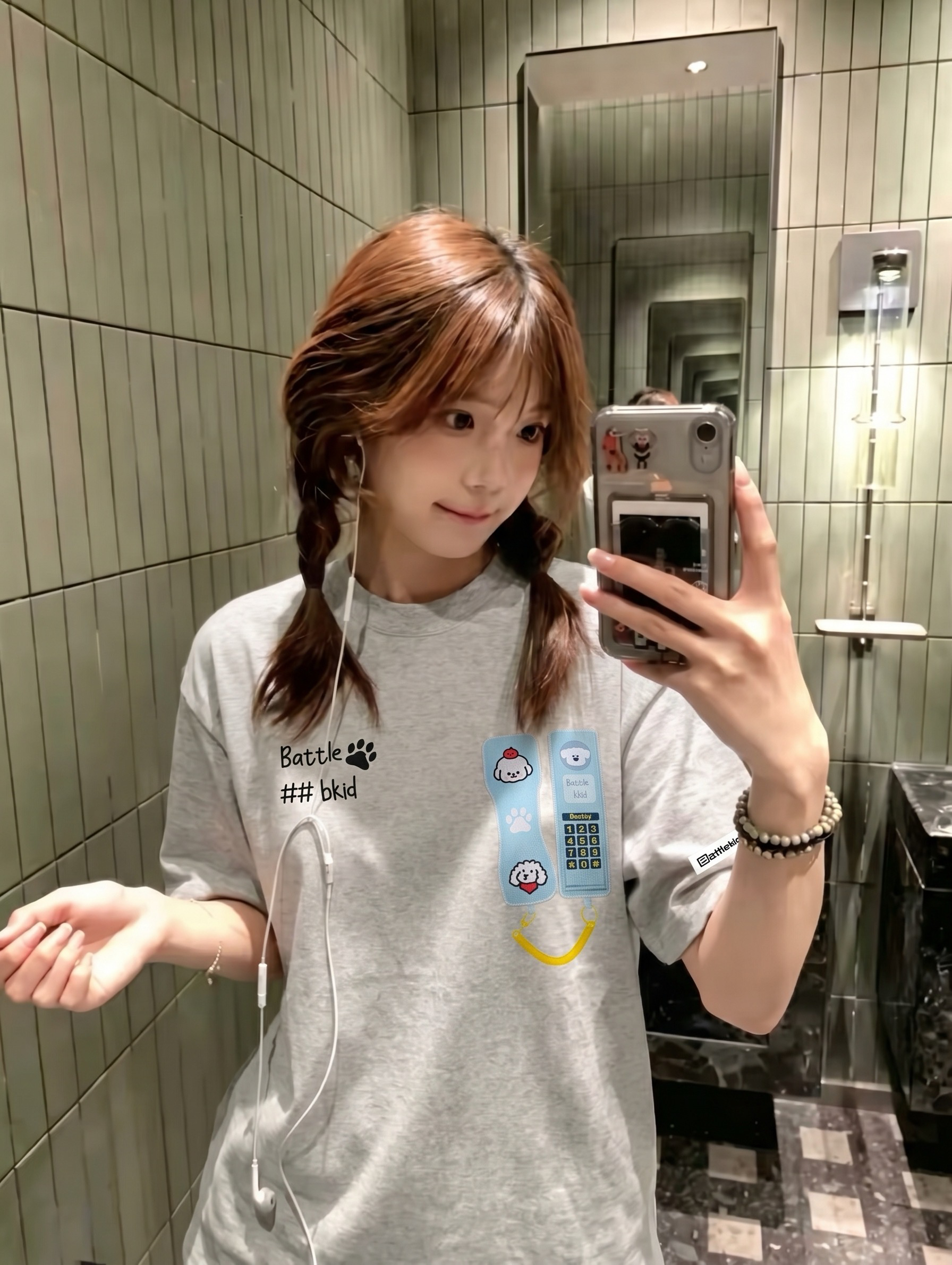 3 차원 부형제 자수 네리 가게 천 순면 220 그램 빗질하다 닫기 반팔 티셔츠