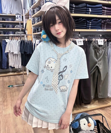 원본 넥타이 부형제 천 인쇄 19 지점 220 그램 순면 반팔 티셔츠