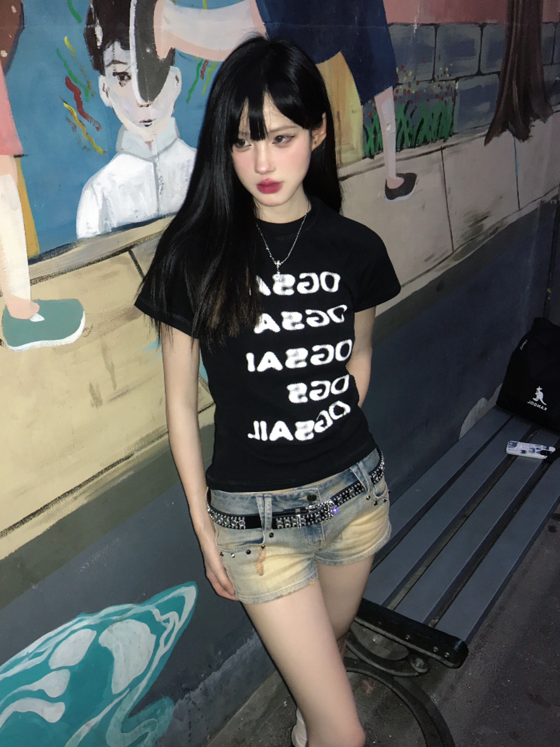 긍정적 인 어깨 일반 반팔 높은 탄력성 새로운 여름 몸매 가꾸기 디스플레이